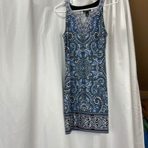 Whitehouse blackmarket blue dress